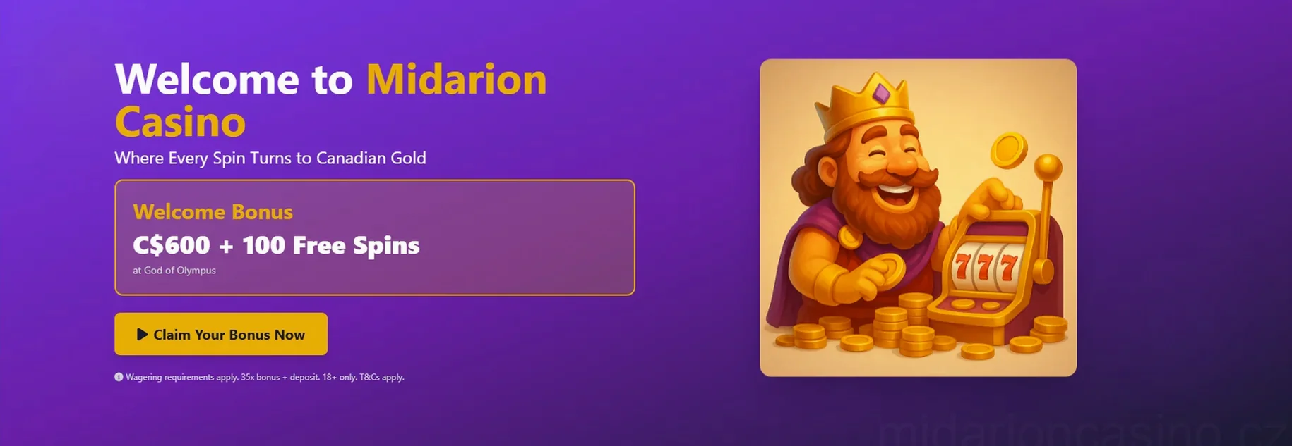 Midarion Casino herní platforma